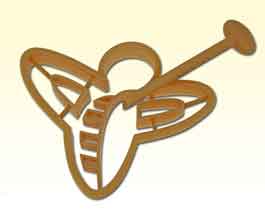 Bienen-Ausstecher mit Ausdr�cker
