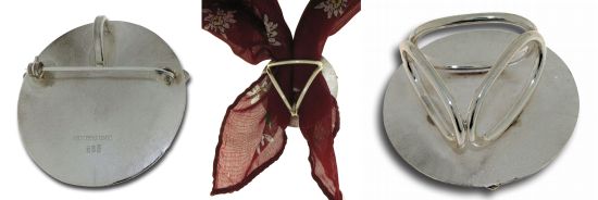 R�ckseite Biene auf Platte als Kombination - - - - - - - R�ckseite Biene auf Platte als Tuchring