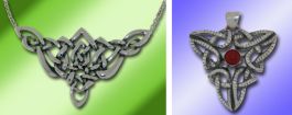  Keltisch-Irische Knoten als Collier und Anh�nger